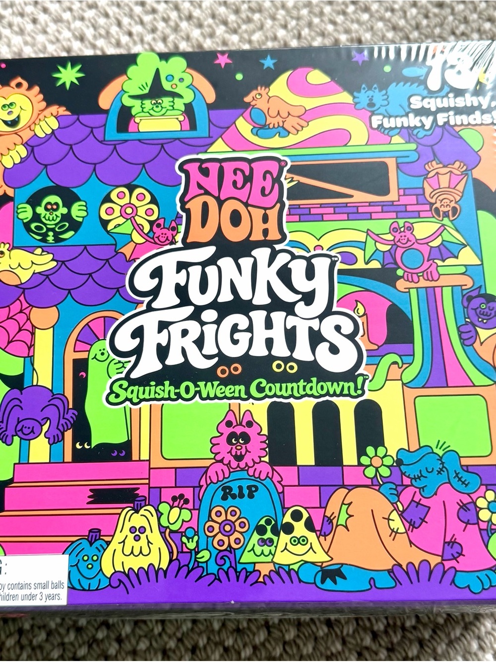 Nee Doh Funky Frights Squish-O-Ween Countdown - Multicolor Pack